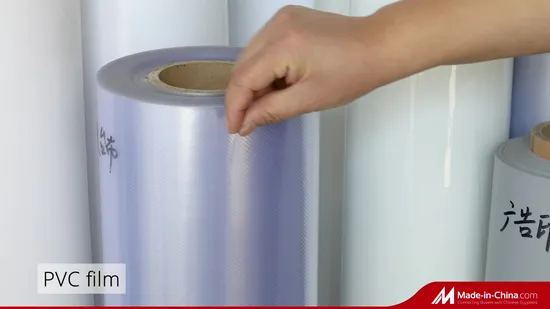 Обычная прозрачная виниловая пленка для упаковки