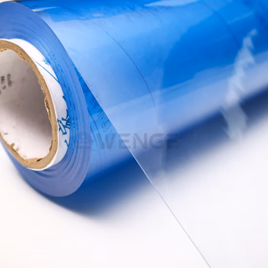 Высококачественная обычная прозрачная пластиковая рулонная прозрачная мягкая пленка из ПВХ для упаковки